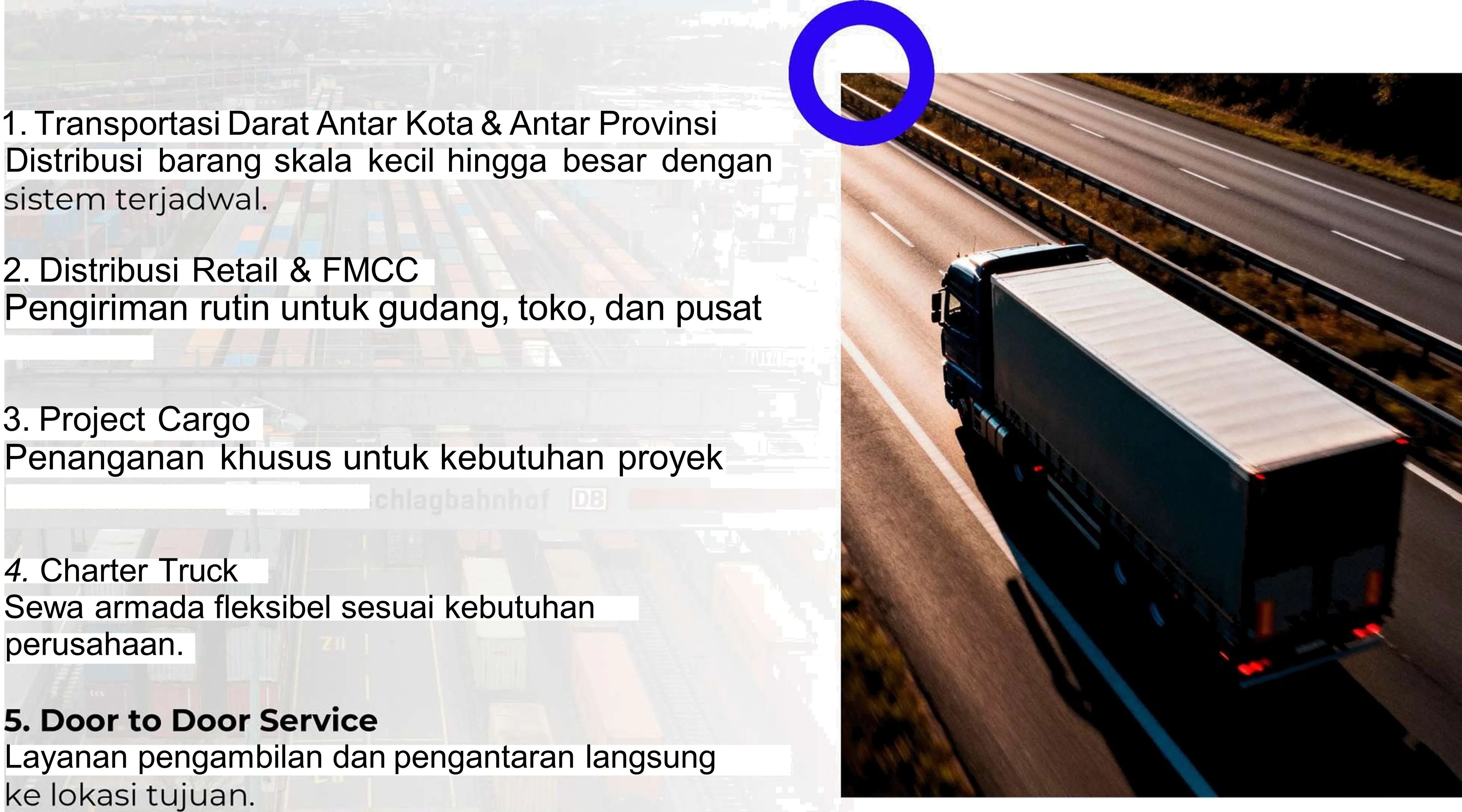 Transportasi antar kota dan antar provinsi